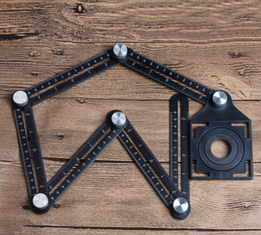 Avtoit | Multi-Angle Measuring Ruler with 6 Foldable Sides, For Handymen, Builders, Craftsmen, Carpenters, Roofers and More
