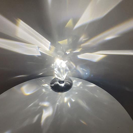 Avtoit | LuxorLite Diamond Crystal LED Table Lamp | Luxurious Mood Light | 3 or 16 Color Change | Wireless Night Light