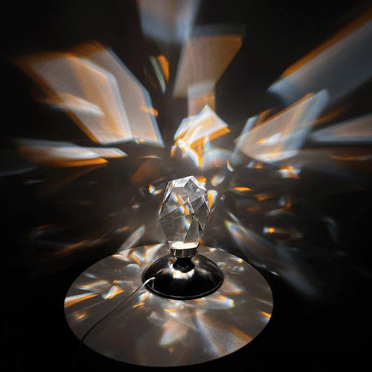 Avtoit | LuxorLite Diamond Crystal LED Table Lamp | Luxurious Mood Light | 3 or 16 Color Change | Wireless Night Light