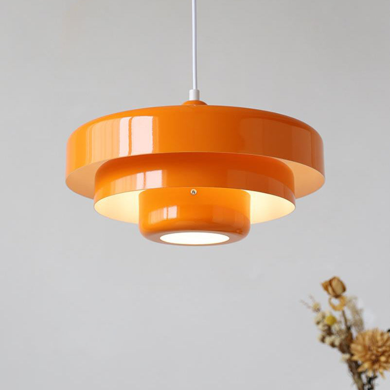 Avtoit | Multi-layer pendant light green 21 cm metal