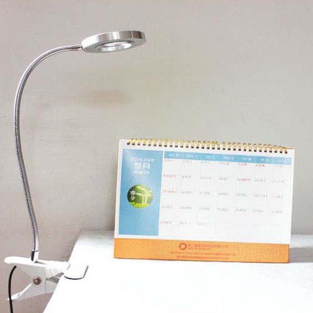 Avtoit | Creative simple USB pants button LED reading clip desk lamp
