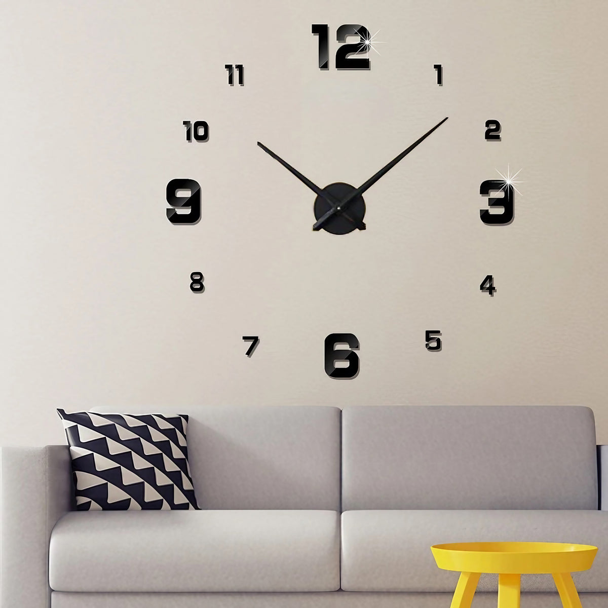 Avtoit | 3D-LED wall clock – frameless DIY design