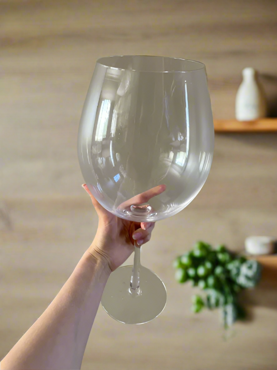 Extra-Large 3000 ml Crystal Wine Glass and Beer Mug