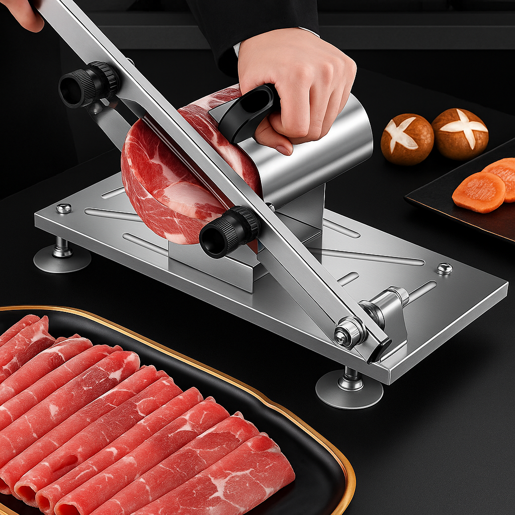 Avtoit | SlicePro – Stainless Steel Food Slicer for Home Use | Adjustable Thickness | Precision Cutting