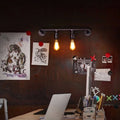 Avtoit | Ceiling Mounted Iron Wall Fixture Farm Rust Armored Living Room Wall Lighting Fitting