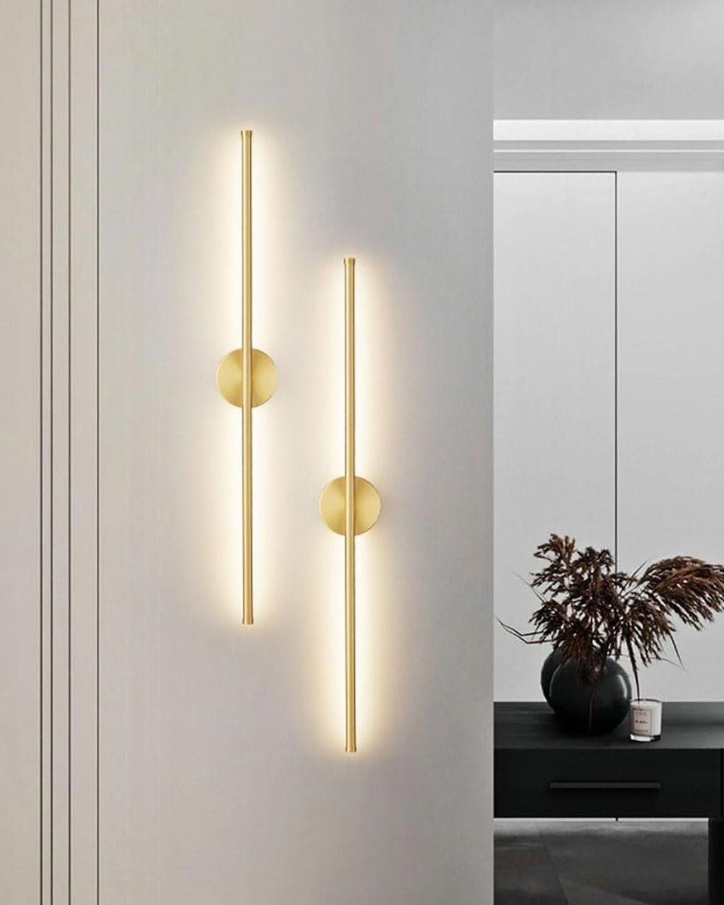 Avtoit | Modern Linear LED Wall Lamp - Gold