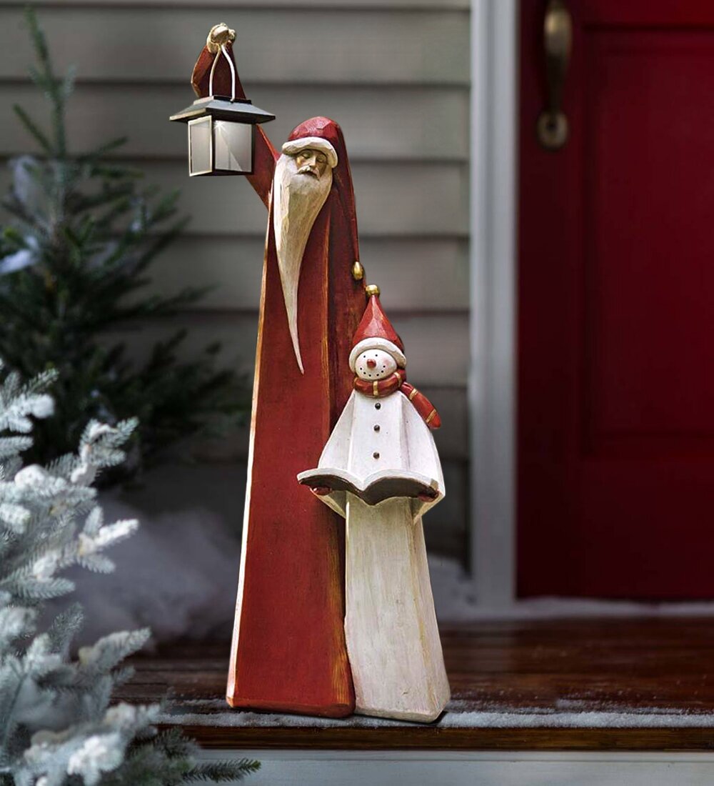 Avtoit | Santa And Snowman Sculpture