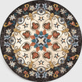Avtoit | Classic Moroccan Indoor Carpet multicolored floral rug non-slip machine washable stain-resistant rug for the living room