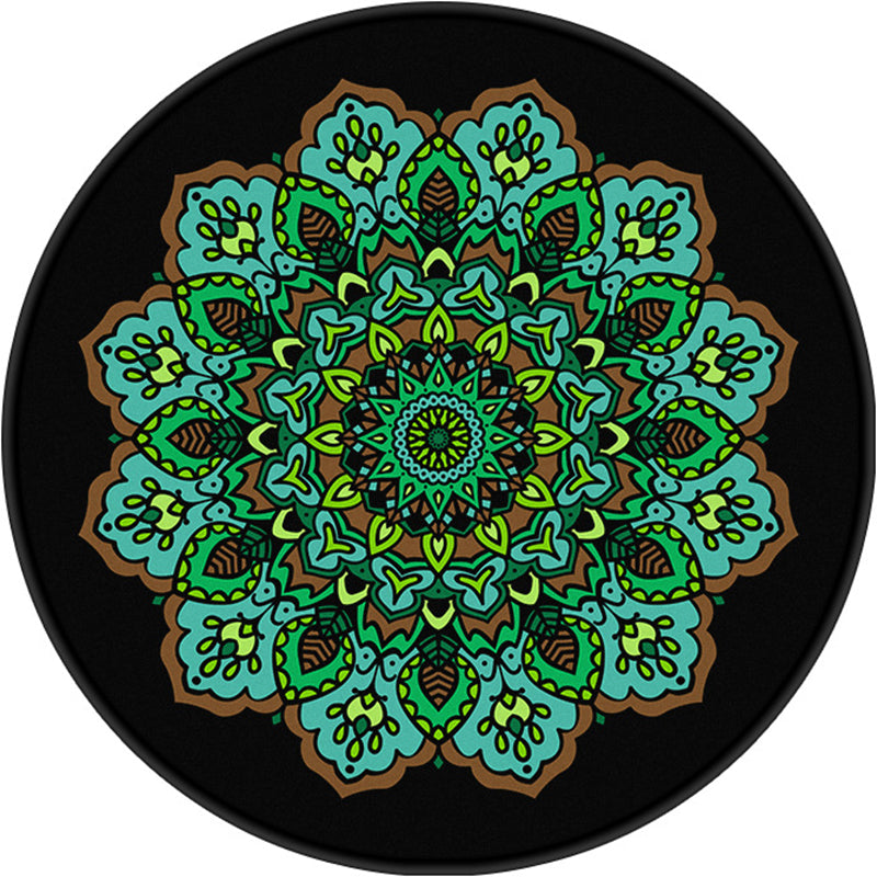 Avtoit | Nostalgic Multicolor Tribeprint Carpet Polypropylene Moroccan Carpet Pet Friendly Stain Resistant Non-Slip Carpet for Large Room