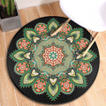 Avtoit | Turkish blooming flower carpet multicolored polypropylene carpet machine washable pet friendly non-slip back rug for the door