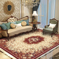 Avtoit | Elegant Chinoiserie Rug Multicolor Floral Area Rug Non-Slip Backing Stain-Resistant Pet-Friendly Rug for Living Room