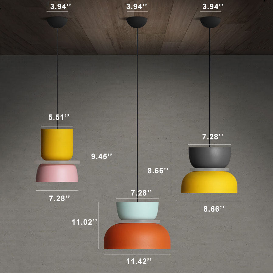 Avtoit | Nordic Colorful Macaron 1-Light LED Pendant Light