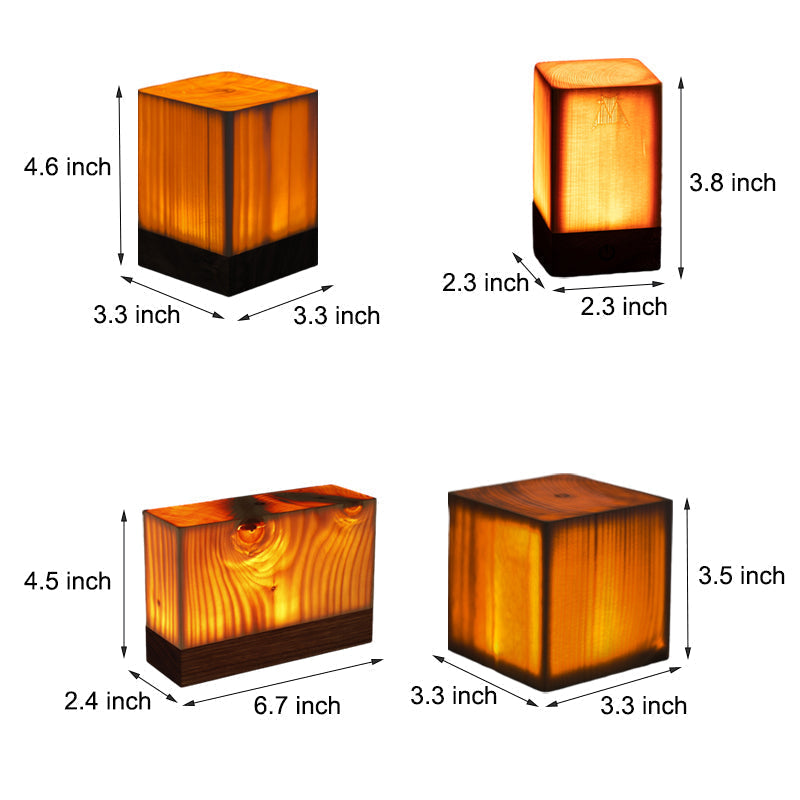 Avtoit | LumiWood – LED table lamp with battery and touch control