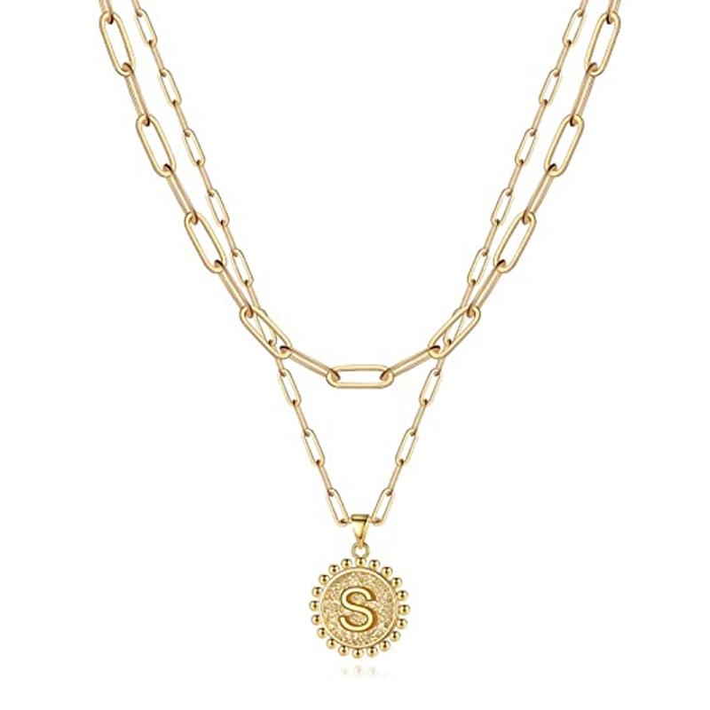 Avtoit | Golden Initial Necklaces for Women