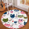 Avtoit | Novelty Fairy Tale Patterned Rug Multicolor Children’s Rug Synthetic Pet Friendly Non-Slip Back Washable Rug for Home