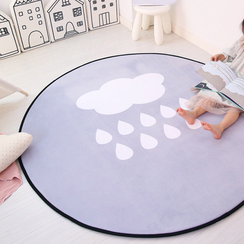 Avtoit | Unique Multicolored Kids Style Carpet Cotton Pattern Carpet Pet-Friendly Carpet for Playroom