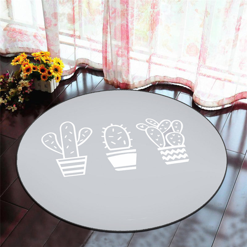 Avtoit | Multicolor Princess Carpet Polyester Botanica Animals Carpet Non-slip Backing Machine Washable Pet Friendly Carpet for Children's Room