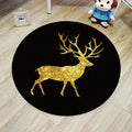 Avtoit | Multicolor Princess Carpet Polyester Botanica Animals Carpet Non-slip Backing Machine Washable Pet Friendly Carpet for Children's Room