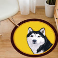 Avtoit | Shaded Animal Pattern Rug Multicolored Princess Rug Polypropylene Non-Slip Stain Resistant Washable Rug