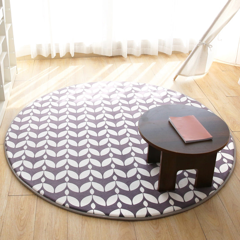 Avtoit | Cartoon Children Room Carpet Multicolored Animal Carpet Cotton Pet-friendly Machine Washable Indoor Carpet