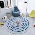 Avtoit | Multicolored Bedroom Rug Children Flower Rug Cotton Machine Wash Animal Friendly Area Rug