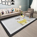 Avtoit | Cartoon Animal Gentleman Rug Multicolor Polypropylene Rug Washable Pet Friendly Non-Slip Underlay Rug for Living Room
