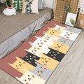 Avtoit | Chic Animal Pattern Indoor Rug Multifunctional Cartoon Carpet Synthetic Non-Slip Pet Friendly Washable Rug for Preschool