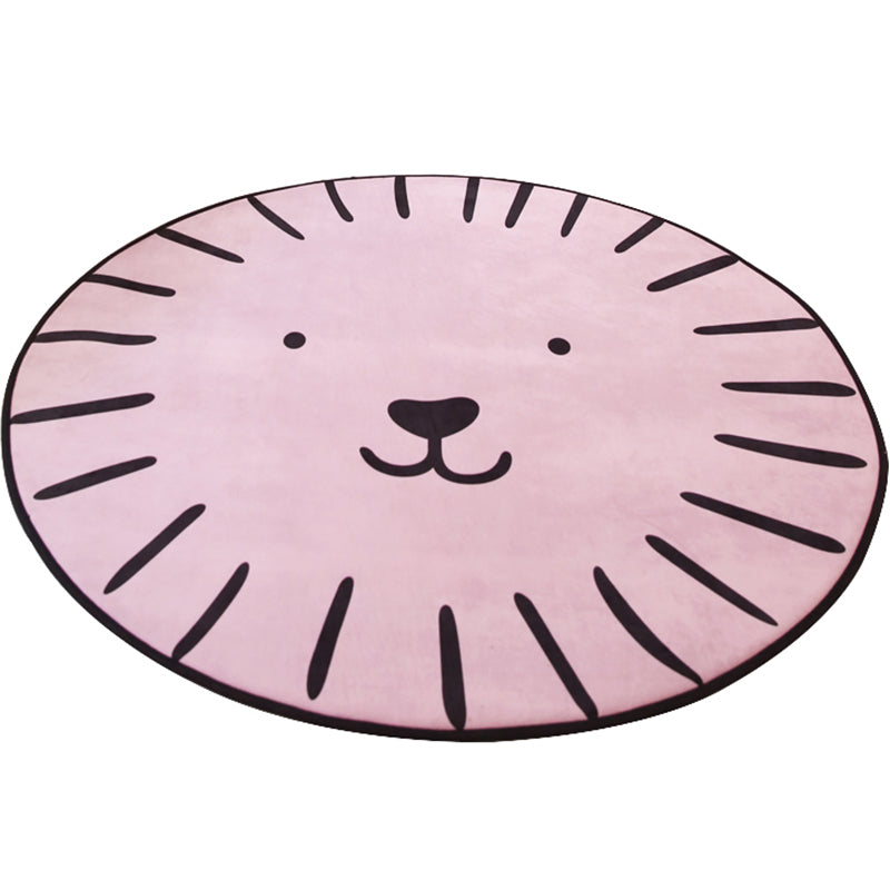 Avtoit | Multi-Color Tiered Rug Cotton Children Style Carpet Easy Care Non-Slip Back Carpet for Playroom