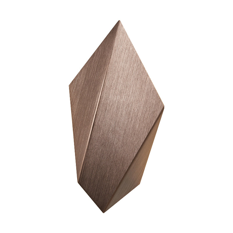 Avtoit | Metallic geometric wall-mounted light postmodern 1 light black/gray/white wall lamp fixture