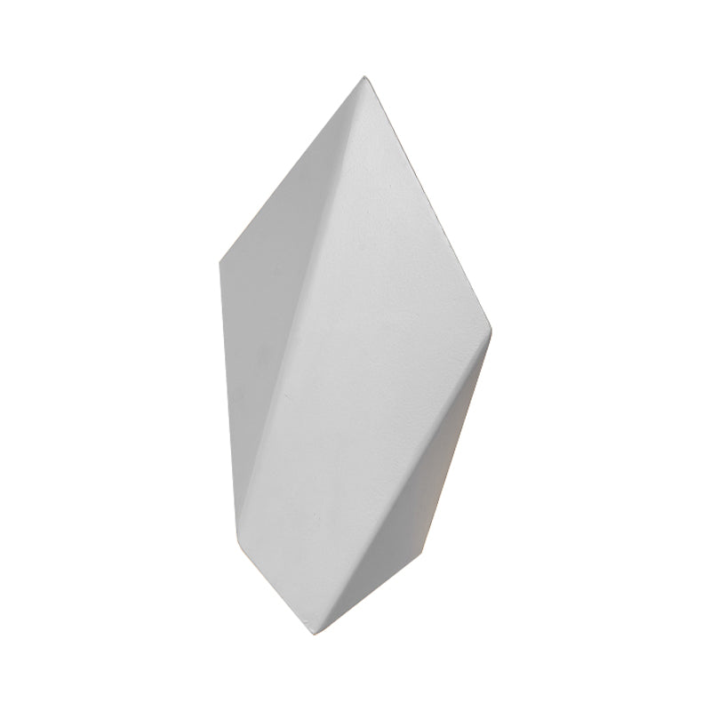 Avtoit | Metallic geometric wall-mounted light postmodern 1 light black/gray/white wall lamp fixture