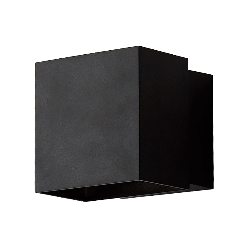 Avtoit | Cube Up and Down LED Wall Light Contemporary Metal Black/Grey/White Outdoor Wall Light with Adjustable Angle
