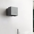 Avtoit | Cube Up and Down LED Wall Light Contemporary Metal Black/Grey/White Outdoor Wall Light with Adjustable Angle