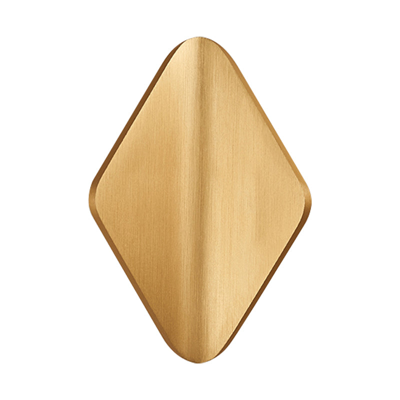 Avtoit | Concave Rhombus Metal Wall Light Modern LED Black/Gold/Coffee Wall Light Light for Living Room