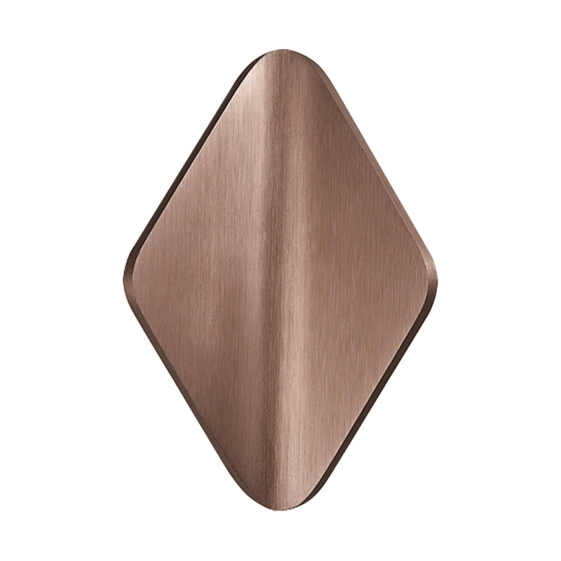Avtoit | Concave Rhombus Metal Wall Light Modern LED Black/Gold/Coffee Wall Light Light for Living Room
