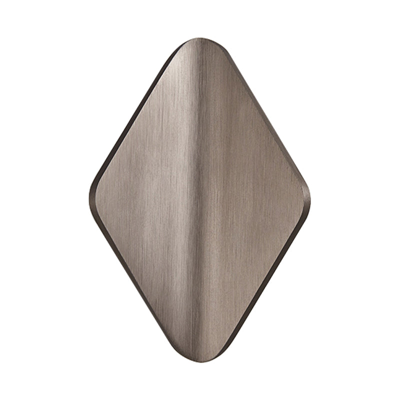 Avtoit | Concave Rhombus Metal Wall Light Modern LED Black/Gold/Coffee Wall Light Light for Living Room
