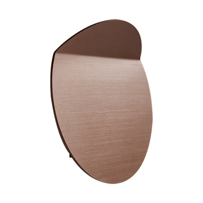 Avtoit | Contemporary round metal wall light black/gray/white LED wall-mounted light for hallway