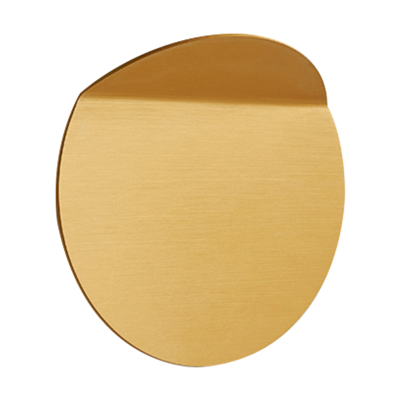 Avtoit | Contemporary round metal wall light black/gray/white LED wall-mounted light for hallway