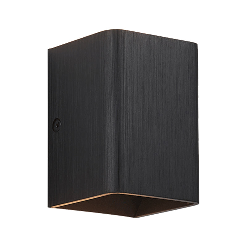Avtoit | Cubist Metal Up and Down Wall Lamp Contemporary Bronze/Gold/White LED Wall Light for Living Room
