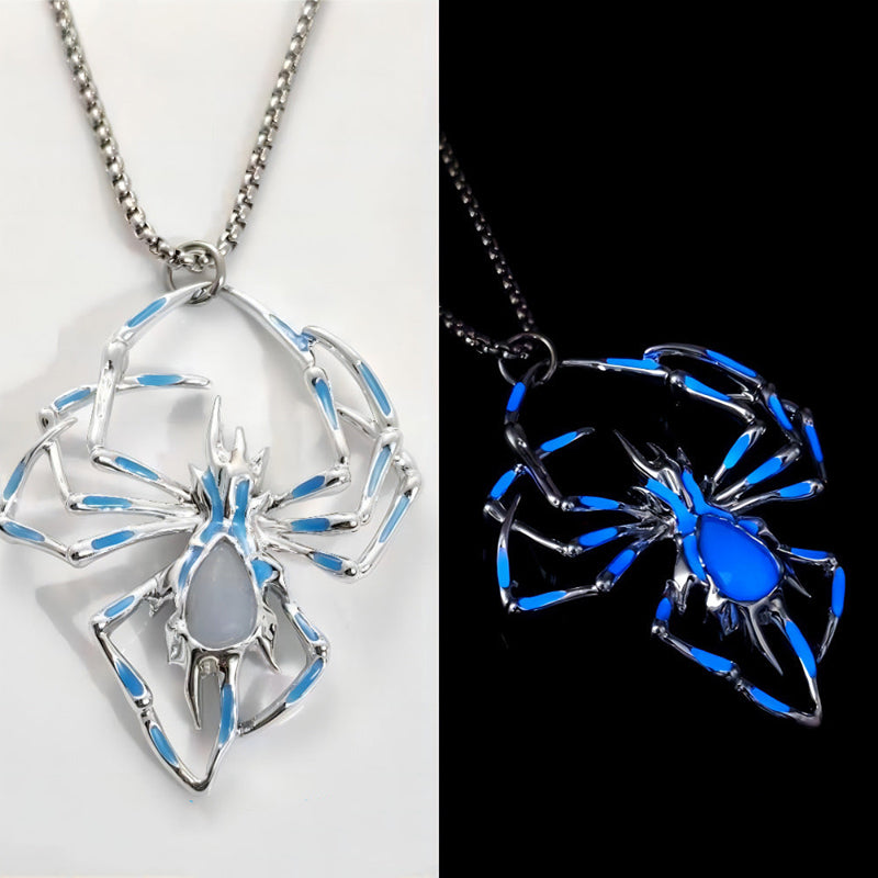 Avtoit | Glow-in-the-Dark 3D Spider Necklace