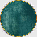 Avtoit | Retro Emerald Green Solid Carpet Polypropylene Luxury Carpet Stain-Resistant Washable Non-Slip Carpet for Home Decoration