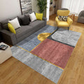Avtoit | Multicolor Living Room Carpet Mid-Century Geometric Carpet Polyester Washable Non-Slip Pet-Friendly Carpet