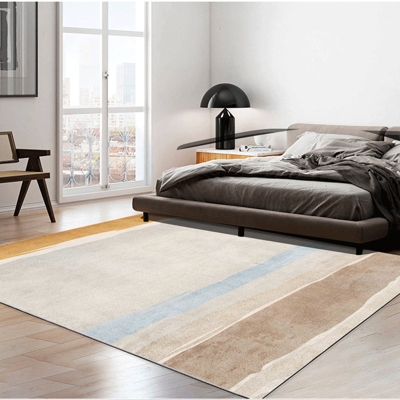 Avtoit | Contemporary Abstract Pattern Carpet Multicolor Polypropylene Carpet Non-Slip Pet Friendly Stain Resistant Carpet for Large Room