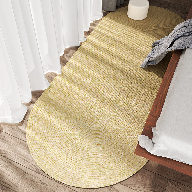 Avtoit | Fine Multicolor Solid Carpet Jute Lodge Carpet Easy Maintenance Durable Carpet for Bedroom