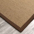 Avtoit | Multicolor Plain Mat Rug Sisal Woven Lodge Rug Non-Slip Backing Stain Resistant Machine Washable Area Carpet for Room