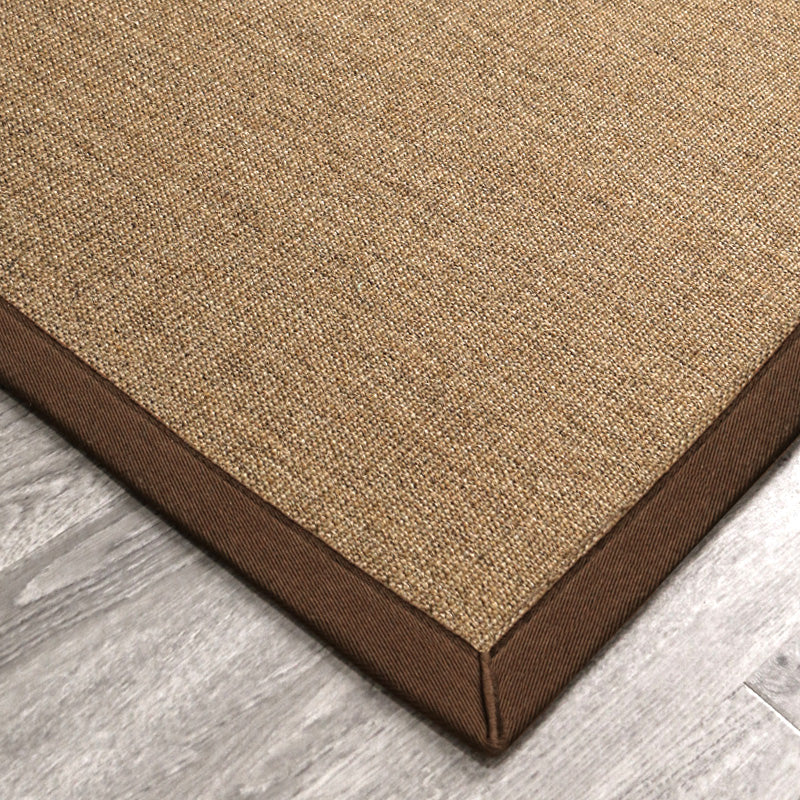 Avtoit | Multicolor Plain Mat Rug Sisal Woven Lodge Rug Non-Slip Backing Stain Resistant Machine Washable Area Carpet for Room