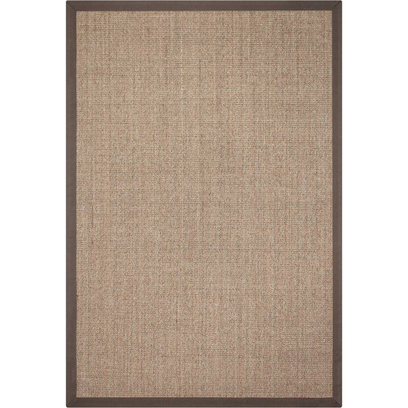 Avtoit | Brown Living Room Carpet Country Landscape Simple Carpet Sisal Non-slip Pet Friendly Washable Area Rug