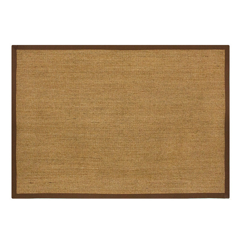 Avtoit | Japanese Style Rustic Carpet Multicolored Simple Carpet Washable Stain Resistant Non-Slip Underlay Carpet for Bedroom
