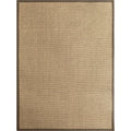 Avtoit | Premium Solid Area Rug Light Brown Wooden Style Carpet Sisal Non-Slip Pet-Friendly Machine Washable Rug for Home