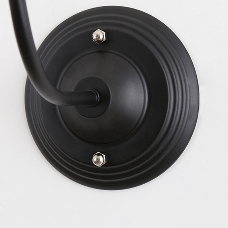 Avtoit | Metal Cylinder/Hexagonal Engaged Wall Lamp Farm 1 Lamp Restaurant Wall Mount Fixture in Black