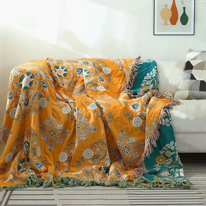 Avtoit | Cotton Queen Bedcover Sofa Blanket
